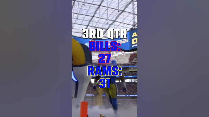 Predicting the Bills VS Rams game!