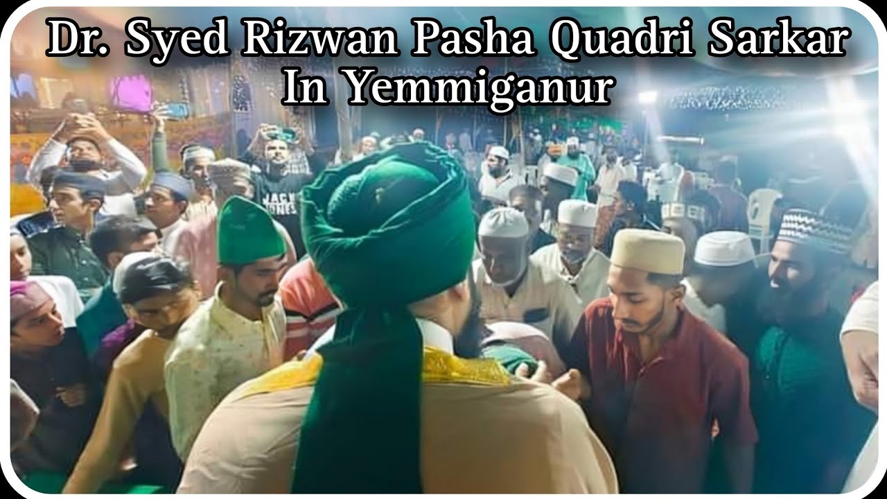 Syed Rizwan Pasha Quadri Sarkar Grand Welcome In Yemmiganur #trending #viralvideo #shortsviral