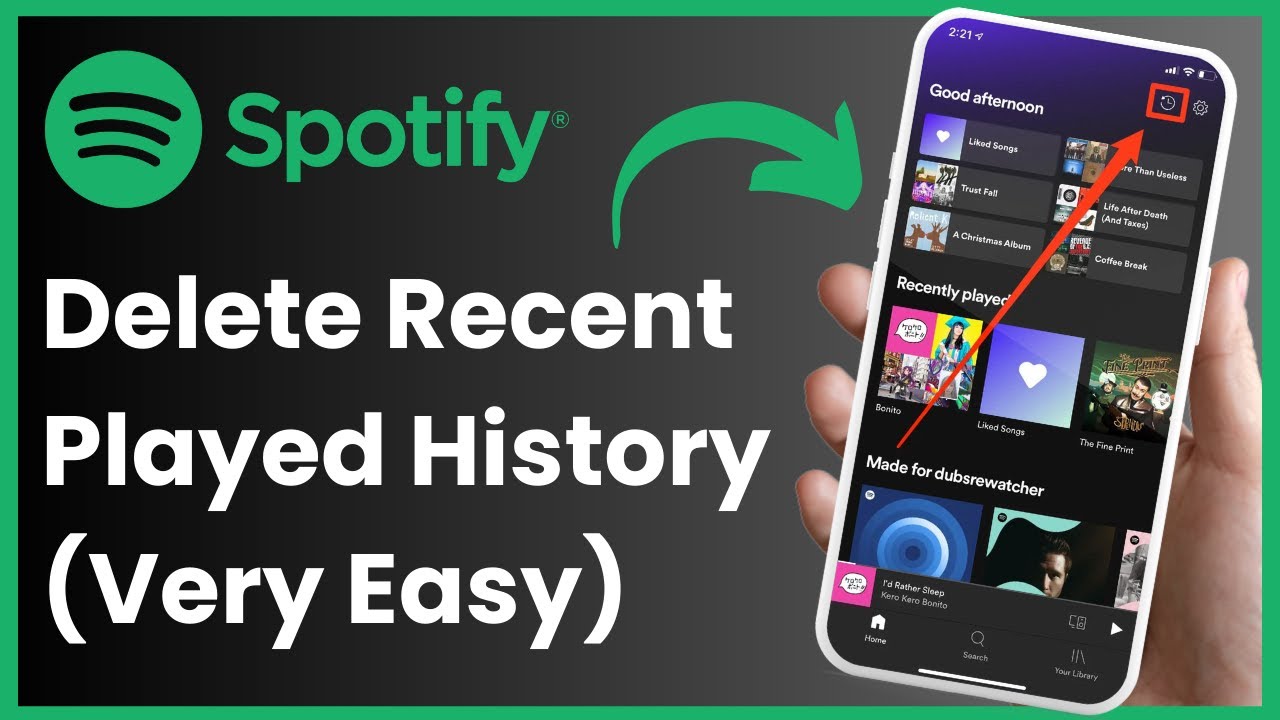 How To Delete Recently Played On Spotify YouTube
