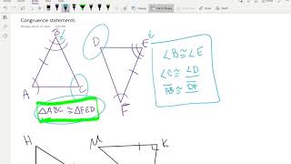 congruence statements