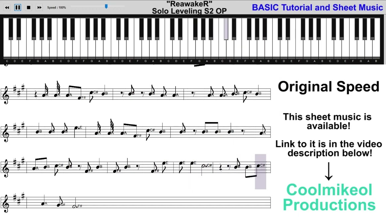 "ReawakeR" Piano Tutorial - Solo Leveling Season 2