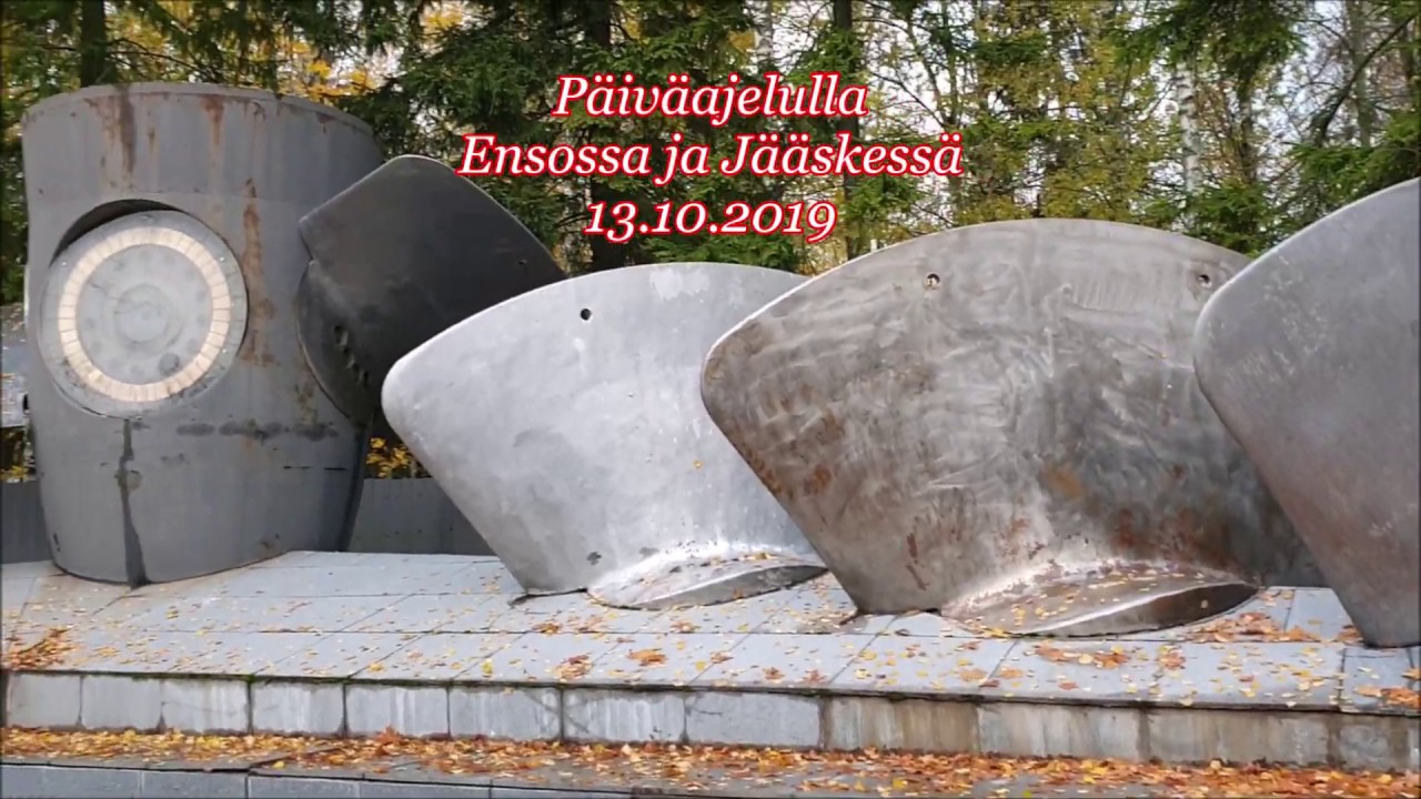 Päiväajelulla Ensossa ja  Jääskessä 13.10.2019