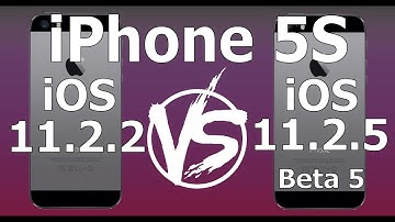 iPhone 5S : iOS 11.2.2 vs iOS 11.2.5 Beta 5 Build 15D5057a