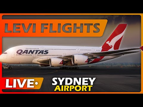 馃敶 LIVE Plane Spotting @ Sydney Airport | NIGHT AIRCRAFT LANDINGS + TAKEOFFS!