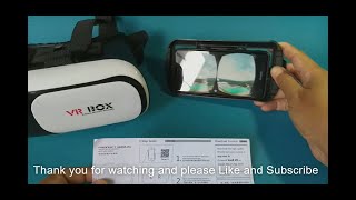 Unboxing cheap VR goggle ordered from Shopee costing less than RM10 (about US$3)
