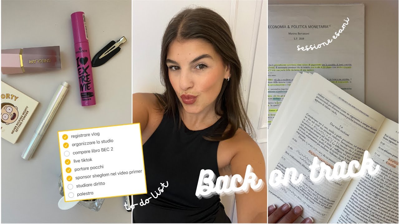 BACK ON TRACK: recuperando la routine, sessione di esami & alimentazione sana | Valeria Martinelli