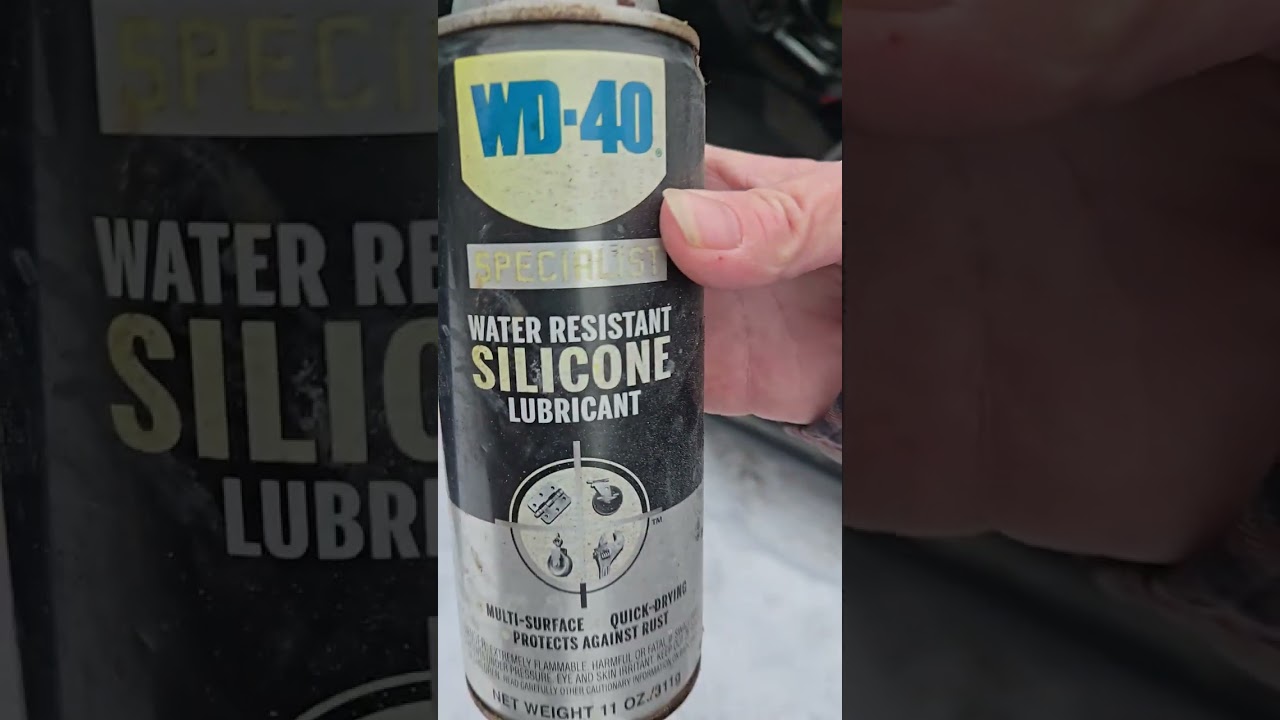 Quick tip: Prepare for frigid weather, silicone spray treat the weather stripping on vehicles doors. Quick tip: Prepare for frigid weather, silicone spray treat the weather stripping on vehicles doors.