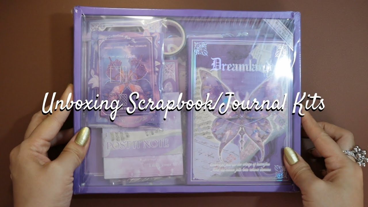 Unboxing: 7 Scrapbook/Journal kits by SHEIN HOME 
