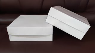 How to make cake box | Easy cake box making at home