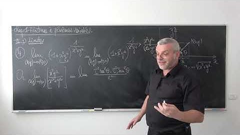 AVIM Cours 3 - Fonctions à plusieurs variables : Continuité