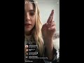 Cara Delevingne flirting with Ashley Benson on the Instagram LIVE