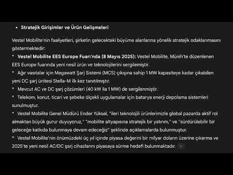 Vestel Elektronik (VESTL) 2025 Mayıs Ayı Hisse Senedi Analizi