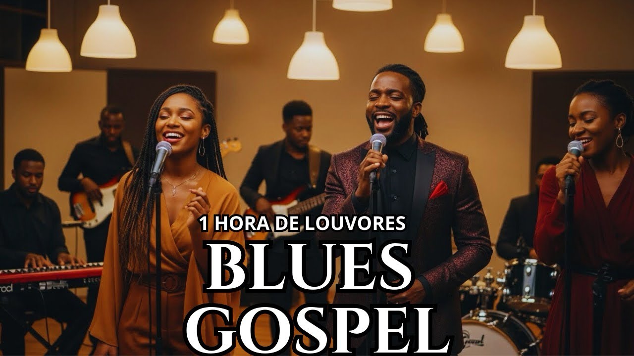 IMPOSSÍVEL NÃO SENTIR DEUS! 1 HORA DE LOUVOR BLUES GOSPEL COM CORAL BLACK CRISTÃO