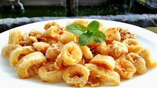 香炸苏东秘方  How to Fried Calamari ( Fried Sotong)