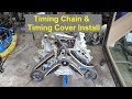 E55 Engine Rebuild - Part 5 (Timing Chain, Timing Cover and Oil Pump Install)