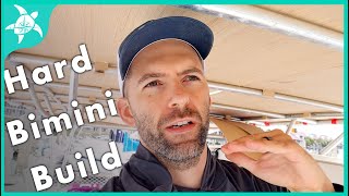 BUILDING a HARDTOP BIMINI for my CATAMARAN! Part 1