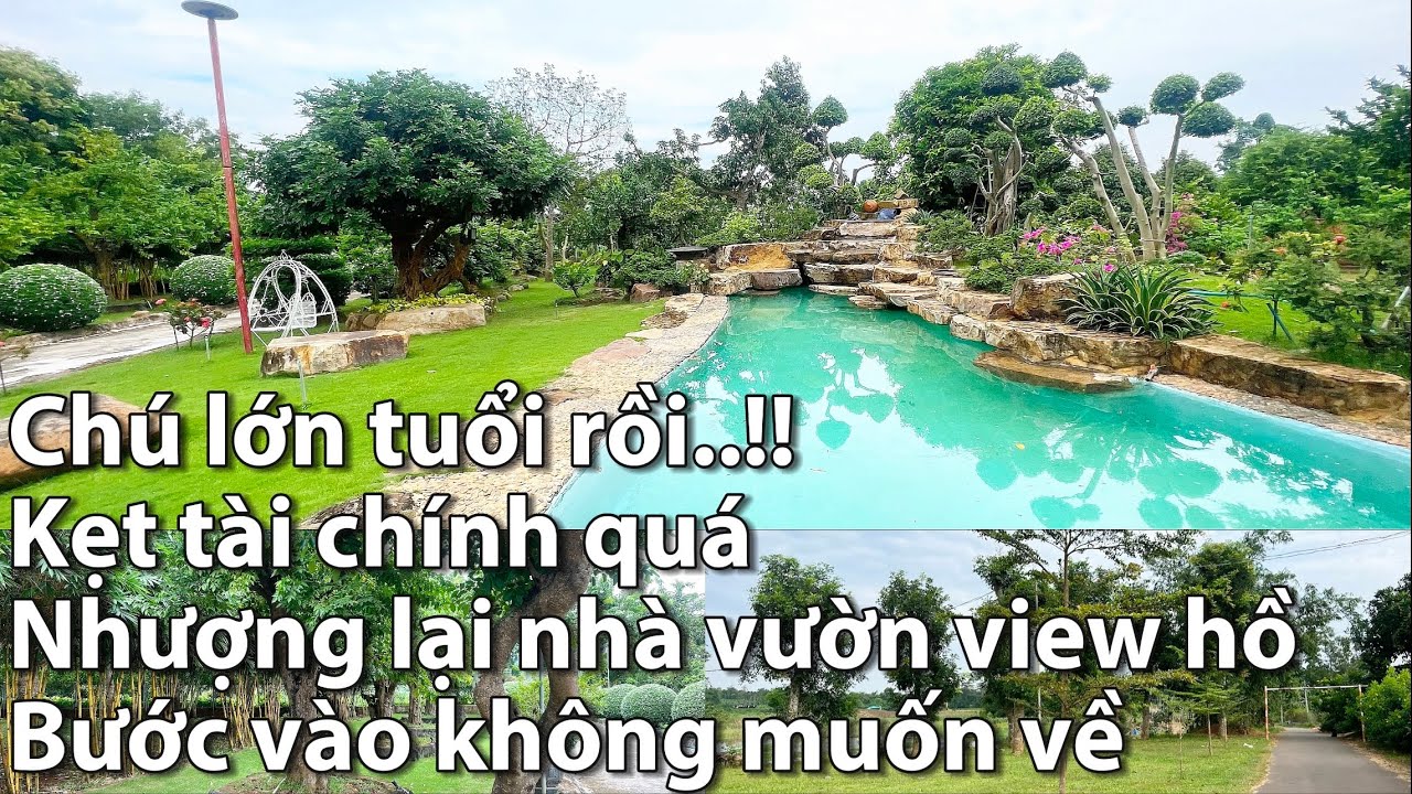 Chú hết làm nổi...! cần bán siêu nhà vườn view hồ độc nhất tại bà rịa Vũng tàu nhìn là mê