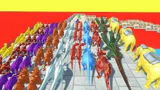 The War Of Colored Animals - Animal Revolt Battle Simulator