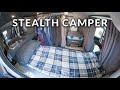 Ultimate Stealth Camper Van Tour | Nissan NV200 Self-Converted Build Walkthrough