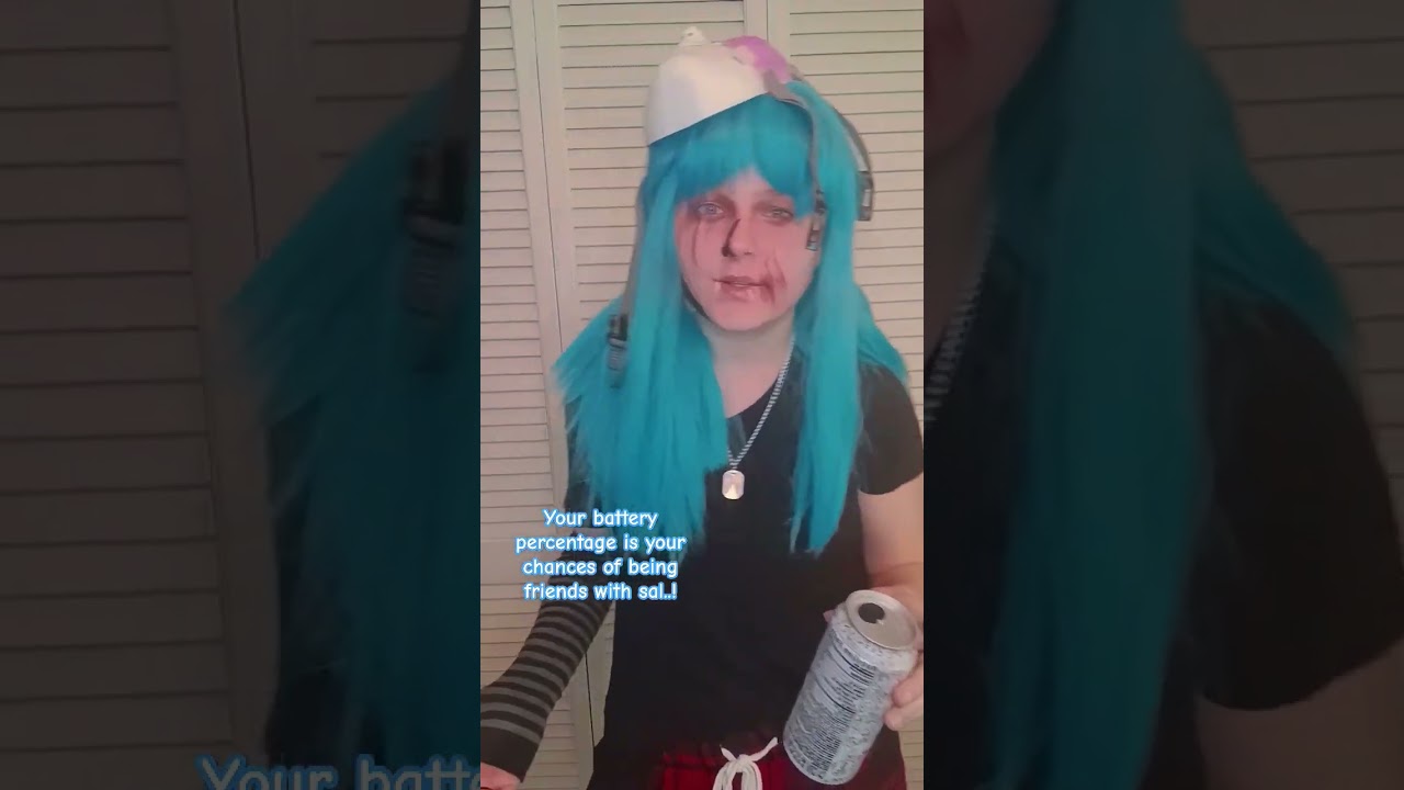 My face looks so red help #sallyface #salfisher #trending #cosplay #fyp #cosplay #viral #cosplayer