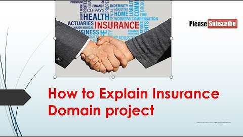 How to explain Insurance/Banking  Domain project