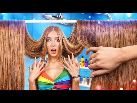 Короткие vs Длинные vs Гига Длинные Волосы! Типы Девушек на Свиданиях