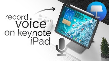 How to Record Voice on Keynote on iPad (tutorial)