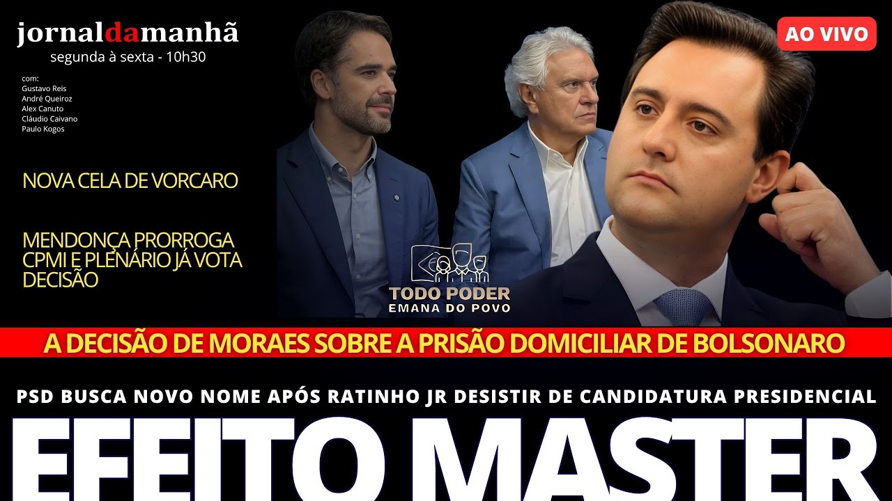 🔴 AO VIVO: O QUE ESTÁ POR TRÁS DA DESISTÊNCIA DE RATINHO JR? - 24/3/25