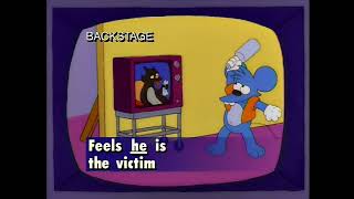 Itchy & Scratchy - Good Cats, Bad Choices From Bart After Dark