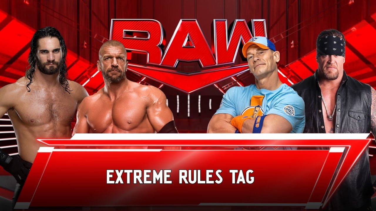 WWE 2K24 Extreme Rules- Triple H & Seth Rollins takes On John Cena & Undertaker