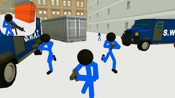 Stickman Prison: Counter Assault Android Gameplay HD (by Madhawk Games)