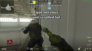 CS2 ACE (with a KNIFE KILL!) - Nuke Gold Nova Rank