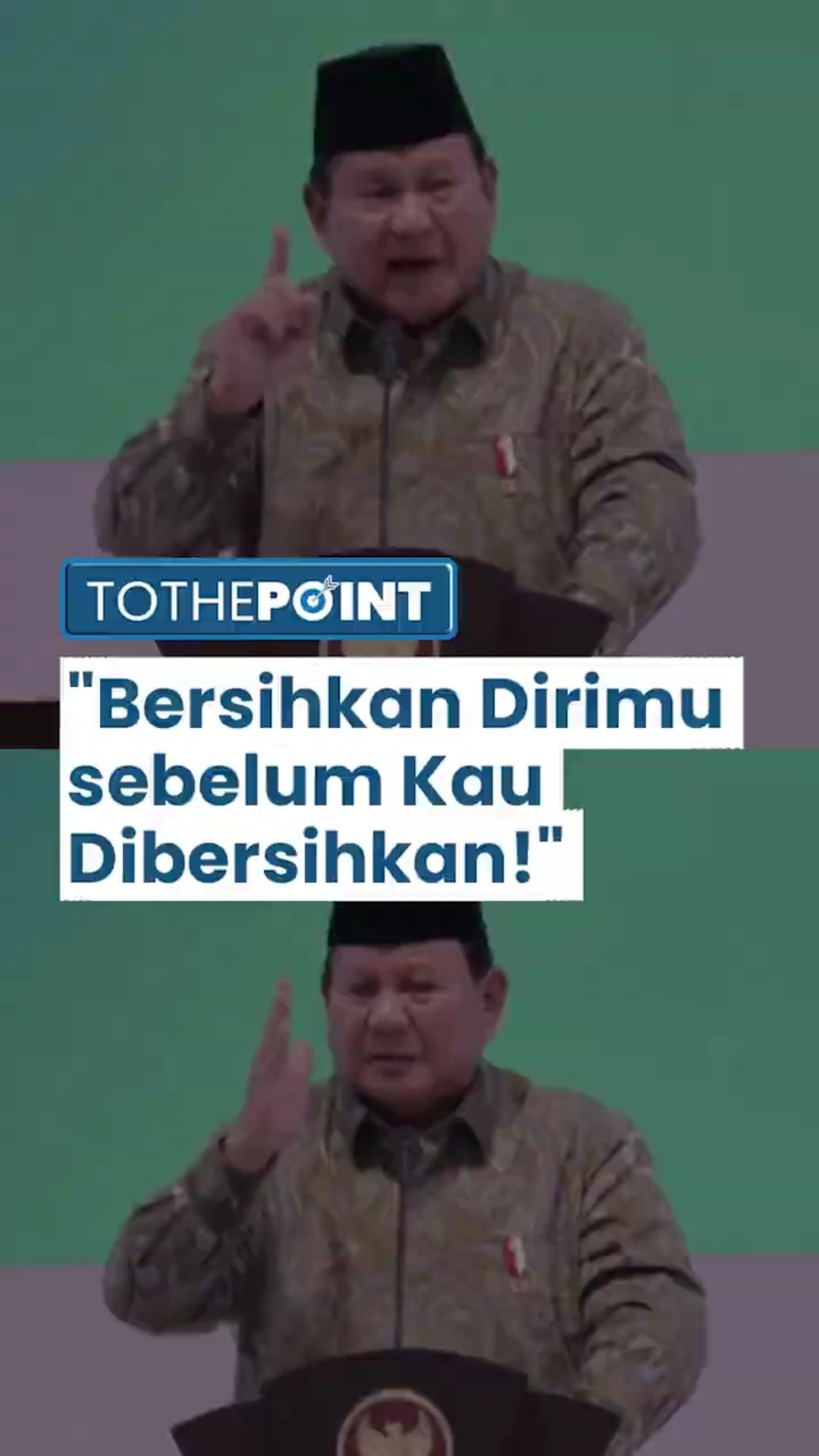 Prabowo Sentil Aparat dan Institusi RI di Harlah ke-102 NU: Bersihkan Dirimu sebelum Kau Dibersihkan