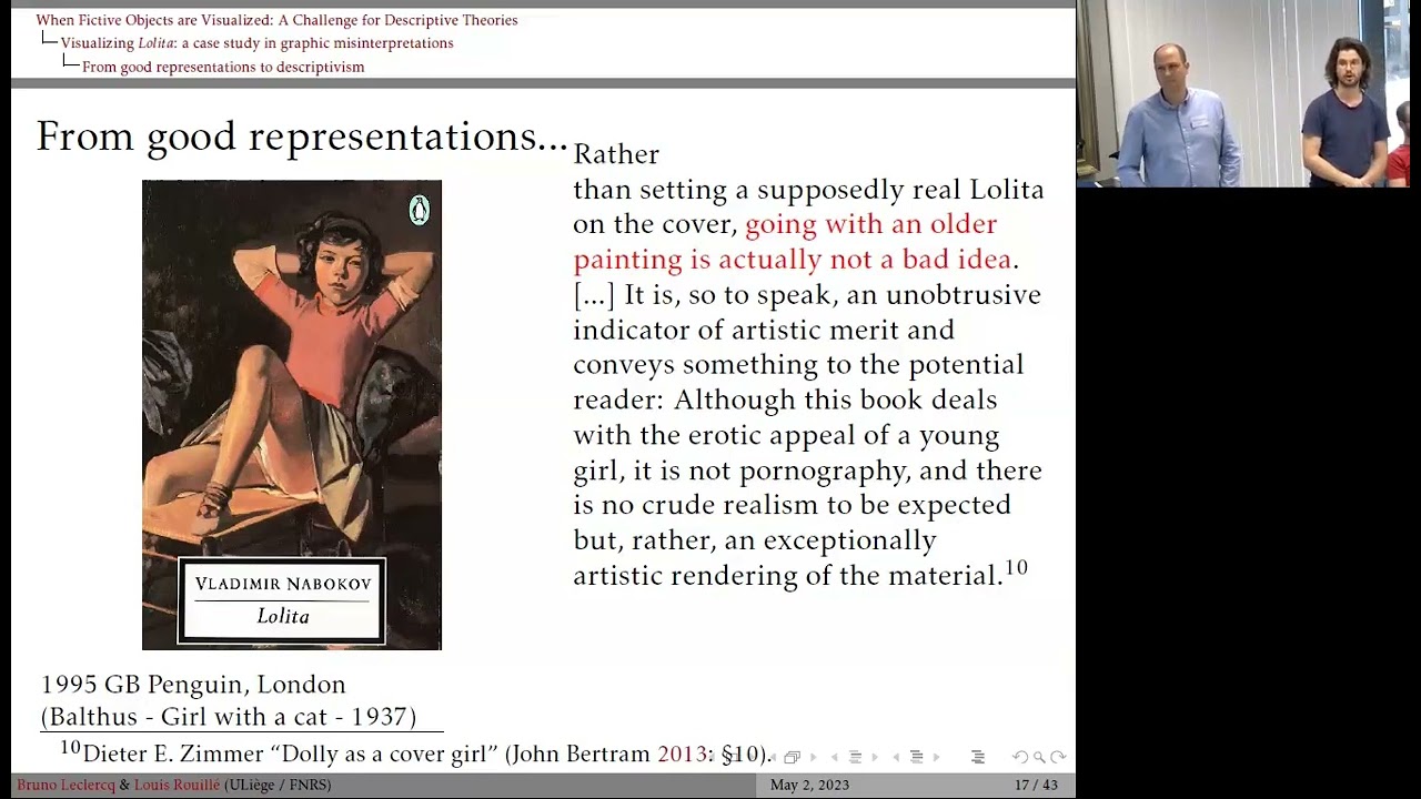 Bruno Leclercq & Louis Rouillé, When Fictive Objects are Visualized