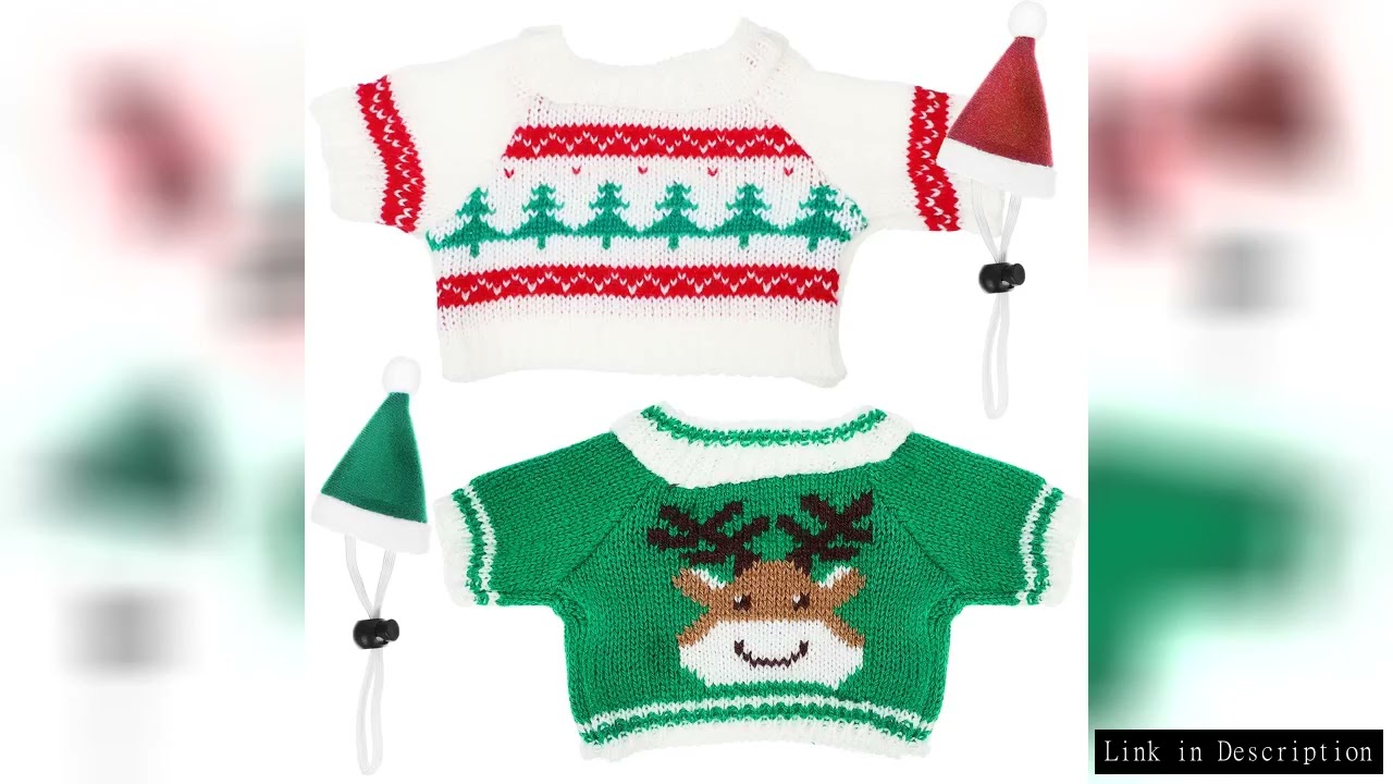 1 set Small Pet Christmas Hat Costume Set For Guinea Pig Bunny Hamster Ferret Rabbit Xmas Outfit Win