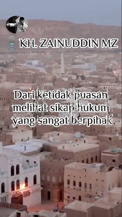 STORY WA | Ceramah KH. Zainuddin Mz - Hukum #Ceramah #Story #Shorts