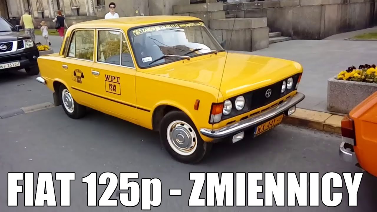 Fiat 125p z serialu Zmiennicy replika w Warszawie pod