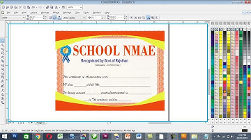 Create a Professional Certificate in CorelDRAW Coreldraw Tutorial