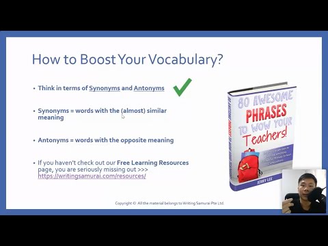 How to Boost Your Child's Vocab for Compo Writing