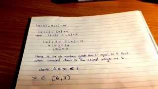 Greatest Integer Function (Floor Function) Problem (Challenge)