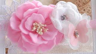 Make Baby Headband with Anjurisa #1 - Felt Flower Headband DIY