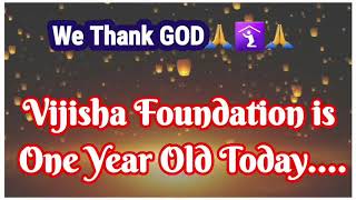 Vijisha Foundation Celebrates Its Anniversary Thank You