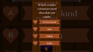 which country consumes most chocolate per capita #generalknowledgequestions which country consumes most chocolate per capita #generalknowledgequestions