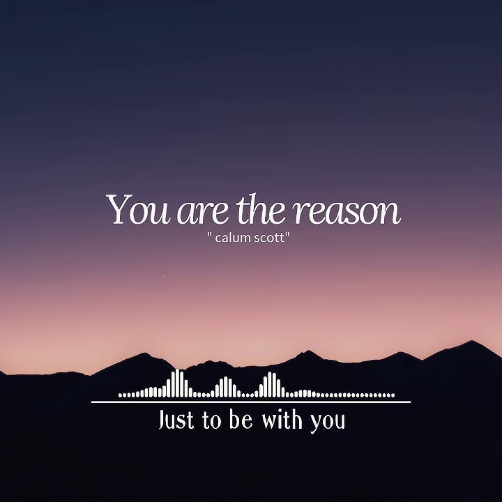 You are the reason - calum scott (lirik lagu) story WA kekinian