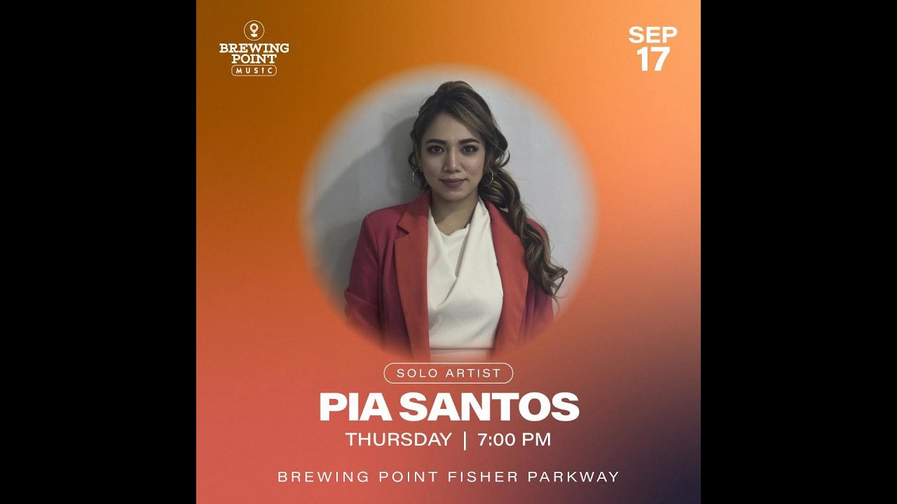 洋楽 PIA PIA (SOLO ARTIST)Live at Brewing Point Fisher Parkway - YouTube