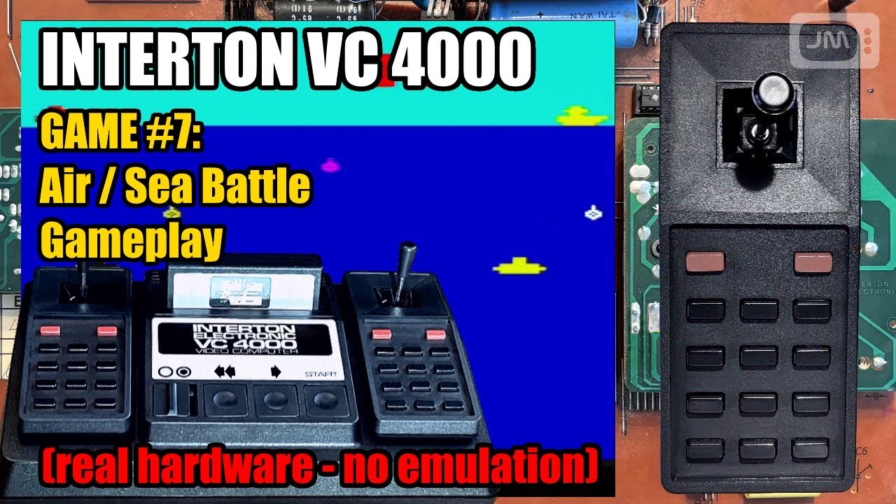 Jeu Interton 4000 VC 4000 - Combat Aérien / Bataille Navale N°7 - Big Box Rare