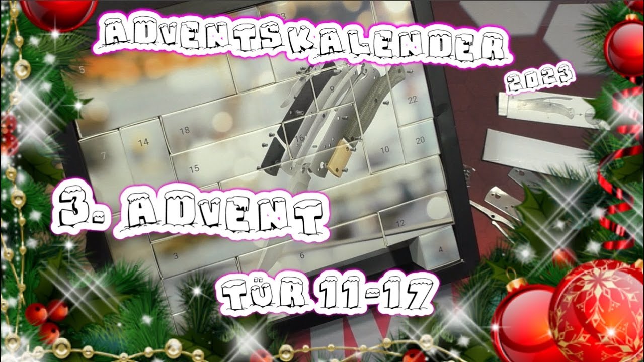3. Advent Tür 11-17 Böker Plus Adventskalender 2023 | HD+ | Deutsch/German