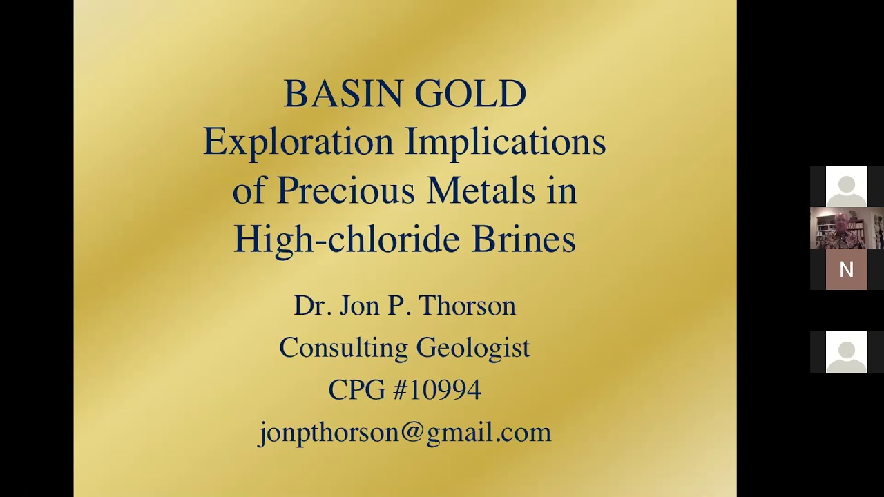 DREGS Presents: Basin Gold with Distinguished Lecturer Jon Thorson