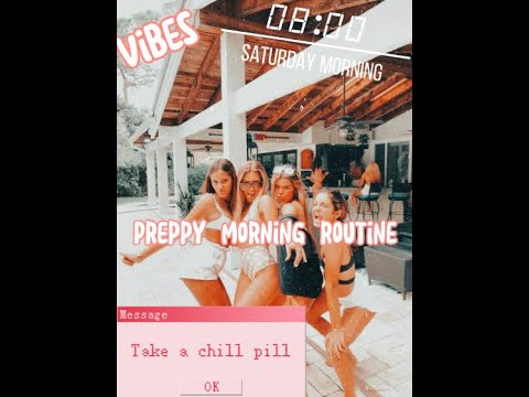 Preppy Morning Routine - YouTube