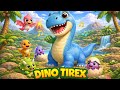 TREX 🦖| Badannya Besar Tangannya Kecil | Lagu Dinosaurus Terbaru VIRAL!